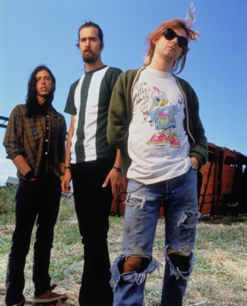 Rock Band Nirvana --- Image by © Mark Seliger/CORBIS OUTLINE