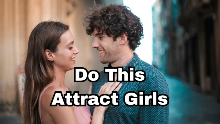 A man and a woman flirting